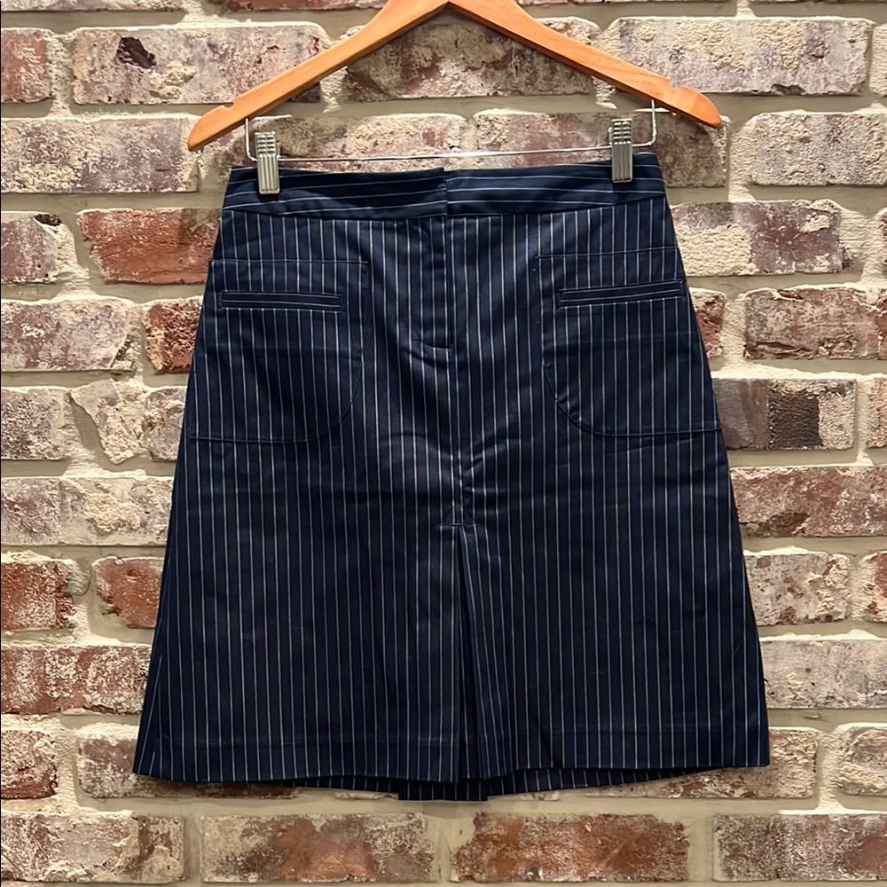 Vintage Lilly Pulitzer Navy Pinstripe Skirt